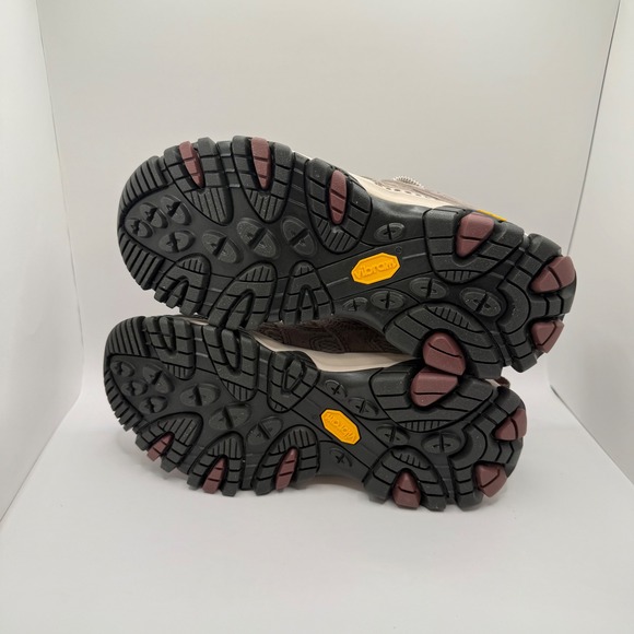 Merrell Woman's Moab 3 Falcon Tan Leather Waterproof Hiking Shoe- Size 7 - Picture 7 of 8